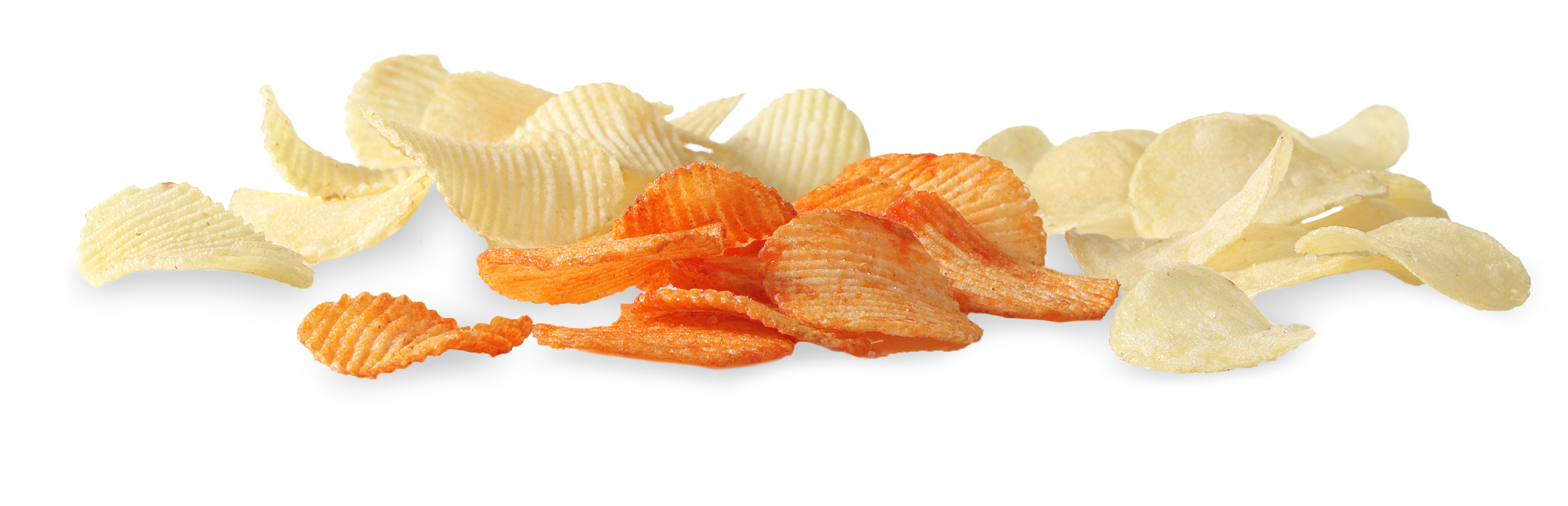 Natural potato chips production